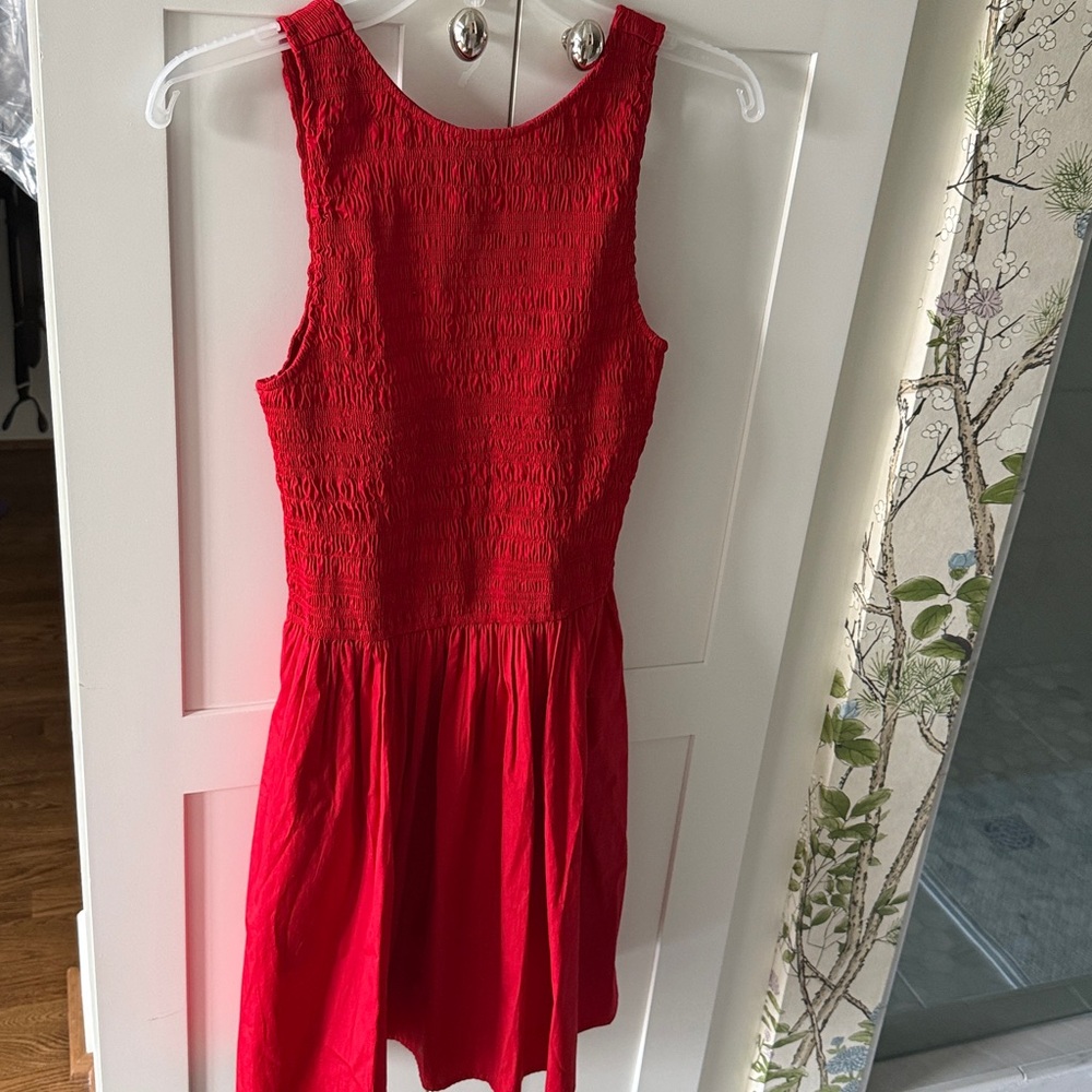 Madewell Melody Scoopback Smock Mini Dress - Picture 3 of 5